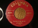 MADDOX BROS ROCKABILLY 45 DEATH OF ROCK N ROLL COLUMBIA 21559 CLEAN
