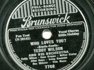 V. RARE BILLIE HOLIDAY TEDDY WILSON AHO 