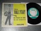 RAR SP JUKE BOX 372.906 PTTE ORIGINAL JOHNNY HALLYDAY UNE POIGNEE DE TERRE+1