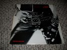 MOTLEY CRUE TOO FAST FOR LOVE  LEATHUR RECORDS VINYL WITH LYRIC SHEET 