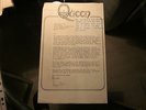 QUEEN FAN CLUB LETTER TO RADIOSTATIONS TO PROMOTE 