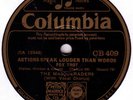 * AL BOWLLY w. SAVOY HOTEL ORPHEANS - ACTIONS SPEAK LOUDER... - Columbia CB-409