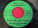 RARE DOOWOP 45 - THE MILLER SISTERS - PLEASE MR DISC JOCKEY / DO YOU WANT TO GO
