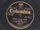 78 TROMBONE RED & BLUE SIX Greasy Plate Stomp / B Flat Blues 1931 Columbia 14612