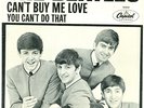 Beatles CAN´T BUY ME LOVE US pic sleeve  FREE SHIPPING