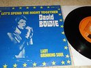 David Bowie 7inch Lets Spend The Night Rare swedish PS glam