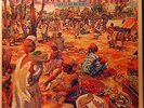 Dollar Brand: African Marketplace LP Jazz Vinyl red label original 1980 Elektra