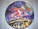 IRON MAIDEN THE NUMBER OF THE BEAST/RUN TO THE HILLS PROMO PICTURE DISC RARE OOP