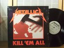 METALLICA LP KILL 'EM ALL ORIGINAL MEGAFORCE in SHRINK NM-