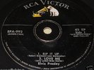 ELVIS PRESLEY with A SMALL Lp HOLE 1956 EPA-992 45 EP w/ PICTURE SLEEVE VG++