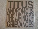Titus Andronicus -?? The Airing Of Grievances 1st press hand screened cover