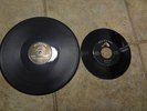 Elvis Presley Mystery Train 78 RPM Victor 20-6357 + Hound Dog 45 RPM Record