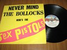SEX PISTOLS NEVER MIND THE BOLLOCKS LP ITA 1st PRESS VIRGIN CLASH