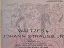 very rare STRAUSS WALTZES ANDY WARHOL DRAWING art cover 45 CAMDEN CAE-158