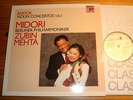 MIDORI MEHTA Bartok Violin Concertos LP SONY Digital 1990