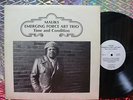MALIKS EMERGING FORCE ART TRIO -TIME & CONDITION LP RARE PRIVATE FREE JAZZ NMINT