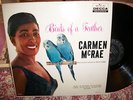 Carmen McRae Birds of a Feather Decca Mono 1959 Blk/Silver DG FLAT EX/NM