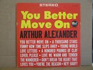 ARTHUR ALEXANDER; YOU BETTER MOVE ON, 33 RPM STEREO VG++