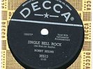 BOBBY HELMS 1957 R&R  Christmas 78 Jingle Bell Rock (Fine playing scuffy V+)