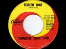 R&B Mod 45 TENNESSEE ERNIE FORD SIXTEEN TONS / HICKTOWN - CAPITOL 5425 VG
