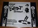 THE BEAT DEBUT SINGLE 2 TONE PROMO POSTER (SPECIALS SELECTER CLASH SEX PISTOLS))