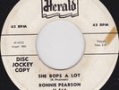 ROCKABILLY 45 RPM - RONNIE PEARSON on HERALD (PROMO)
