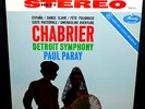 CHABRIER, PAUL PARAY, Mercury Living Presence   SR90212  RFR1/RFR2  Color Back