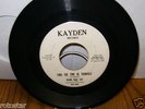 Rare the Bram Rigg Set 45 VG++ 196? Kayden LBL PROMO New Haven CT Garage Rock