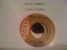 Etta James SEVEN DAY FOOL  Argo  NORTHERN SOUL