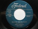 HERB HARDESTY 45 Beatin & Blowin FEDERAL r&b mod northern soul VG+