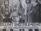 BLUNT INSTRUMENT NO EXCUSE INTERROGATION DIESEL RECORDS DCL 01 PUNK NEW WAVE 7