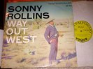 SONNY ROLLINS 'WAY OUT WEST' STUNNING RARE UK 1st CONTEMPORARY 1957 JAZZ LP