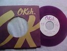 TED TAYLOR 45 RPM PROMO PURPLE WAX SOMEBODY'S ALWAYS TRYING  OKEH 7198