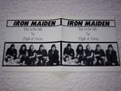IRON MAIDEN RUN TO THE HILLS / FLIGHT OF ICARUS LIVE RARE LTD EDITION 7