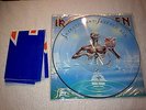 IRON MAIDEN SEVENTH SON OF A SEVENTH SON PIC PICTURE DISC AND BANNER METALLICA