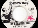 LUV'D ONES on DUNWICH - Michigan GIRLS IN THE GARAGE 45 - I'M LEAVING YOU - HEAR