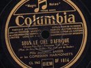 JOSEPHINE BAKER & COMEDIAN HARMONISTS France 78 RPM 78T sous le ciel d'afrique