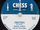 Hear 78 rpm Blues Rocker EDDIE BOYD Drifting b/w Rattin' & Running CHESS 1576