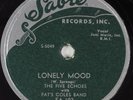 Hear 78 rpm Doo-Wop FIVE ECHOES Lonely Mood b/w Baby, Come Back To Me SABRE 102