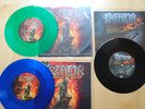 KREATOR SINGLE SET 3x BLUE GREEN BLACK slayer sodom megadeth metallica