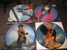 4 RARE PICTURE DISCS MADONNA TRUE BLUE JOAN JETT ROD STEWART TINA TURNER SEALED