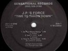JP' S FORCE TIME TO THROW DOWN FIRST PRESS 1986 SEALED rare modern soul boogie