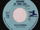 ELLA FITZGERALD: Sunshine Of Your Love (rare soul vinyl 45)