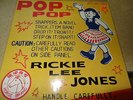 RICKIE LEE JONES POP POP ORIGINAL GEFFEN LP RECORD AUDIOPHILE NM-- NR SUPERB