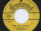 Rare Rockabilly 45- Terry Noland- Ten Little Women- Promo - HEAR BOTH SIDES - VG