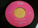 JERRY WOODARD Where is Judy/Old time Lovers FAD 301 ALABAMA Teener 45  RARE 1961