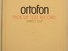 ORTOFON PICK UP TEST RECORD MINT ORIG LP+INSERT AUDIOPHILE DIRECT CUT #0001