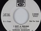 Northern Soul 45 BARBARA RANDOLPH I Got A Feeling SOUL HEAR NM