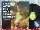 MILES DAVIS - STEAMIN' WITH LP PRESTIGE 7200 MONO YLW NJ DG RARE ORIGINAL JAZZ