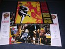 GUNS N ROSE -USE YOUR ILLUSION I- 2LP VINYL STICKER-GERMAN EDIT -NEAR MINT TOP
